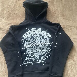 Spode Black and White Graphic Hoodie